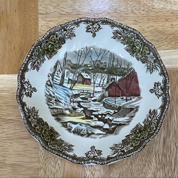 Vintage Johnson Bros The Friendly Village The Ice House Mug and Saucer Set - Picture 5 of 12